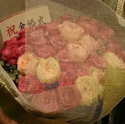 金婚式 プレゼント 両親 バラ50本の花束